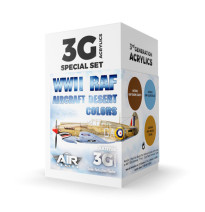 3GEN WWII RAF Aircraft Desert Colors SET