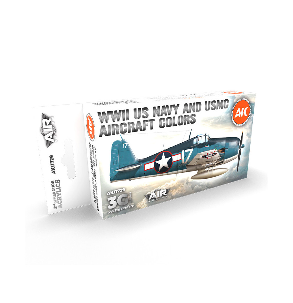 3GEN WWII US Navy & USMC Aircraft Colors SET