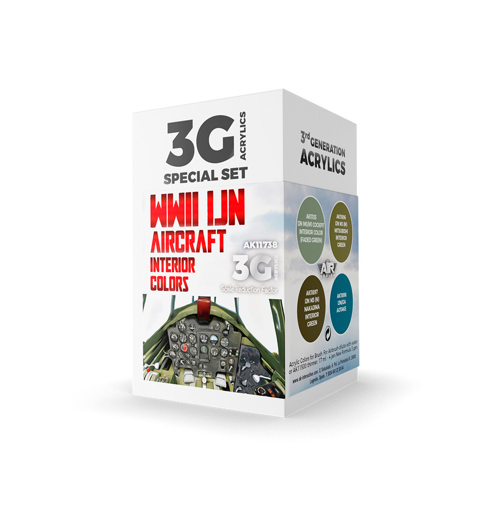 3GEN WWII IJN Aircraft Interior Colors SET