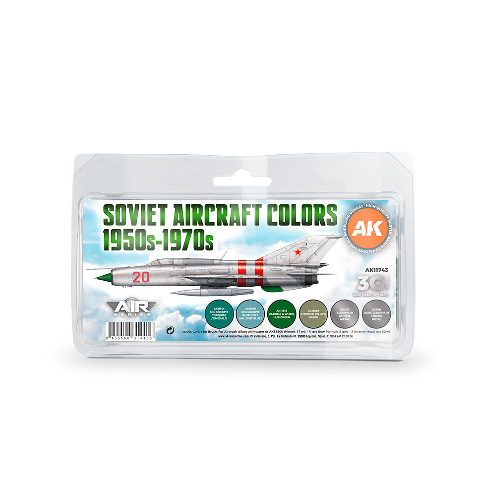 3GEN Soviet Aircraft Colors 1950s-1970s SET