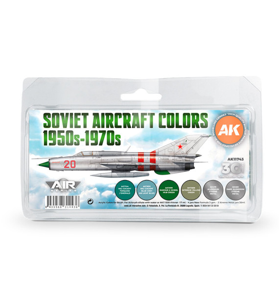 3GEN Soviet Aircraft Colors 1950s-1970s SET