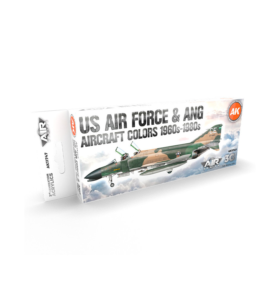 3GEN US Air Force & ANG Aircraft 1960s-1980s SET