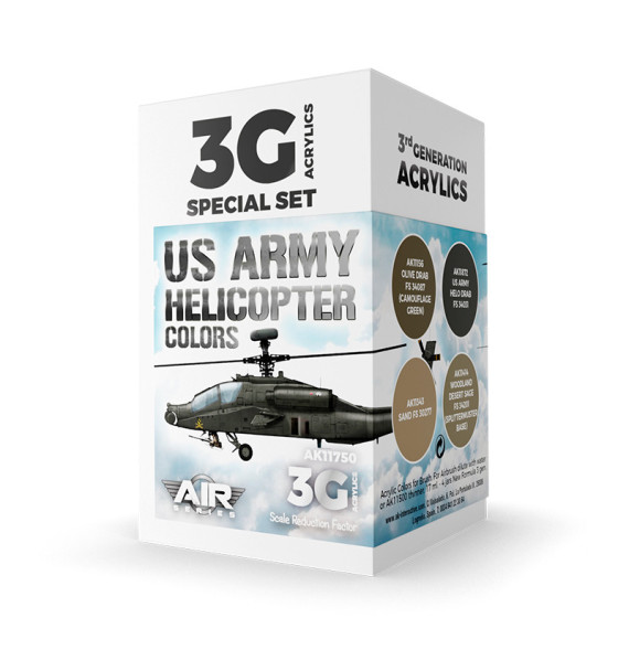 3GEN US Army Helicopter Colors SET