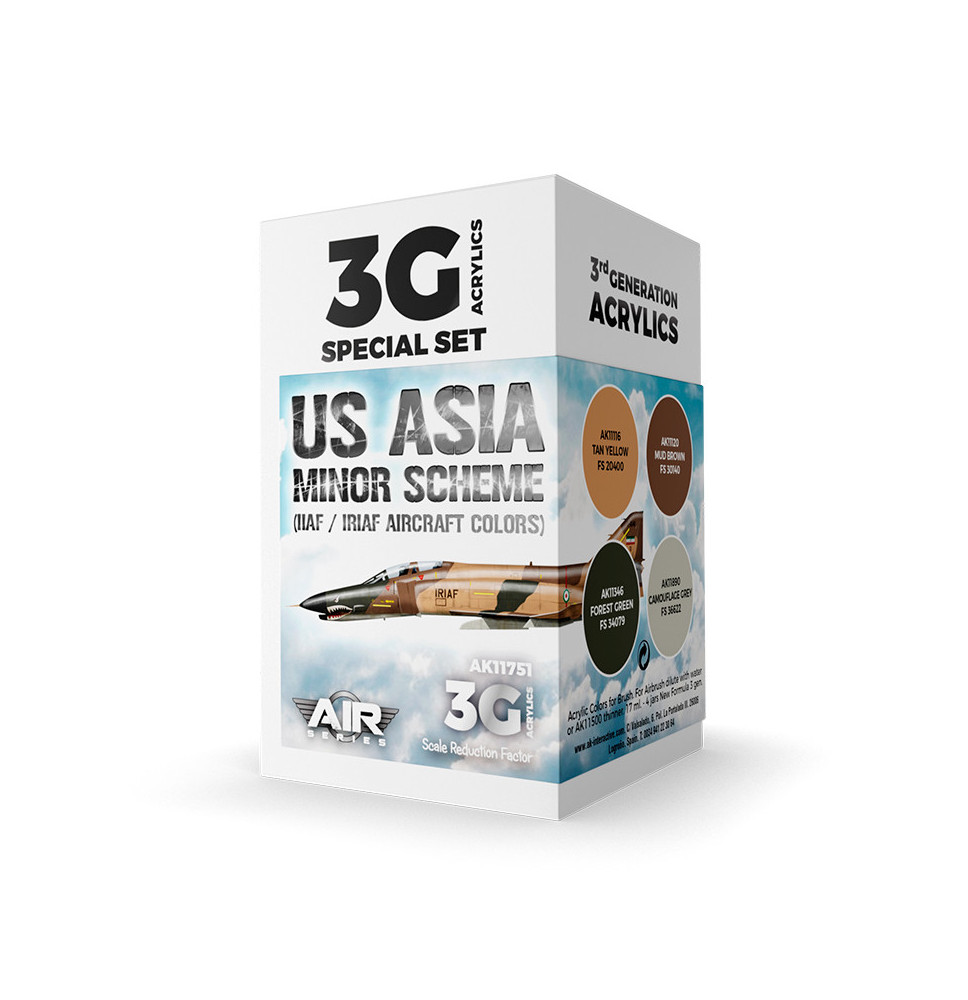 3GEN US Asia Minor Scheme (IIAF/IRIAF Aircraft) SET