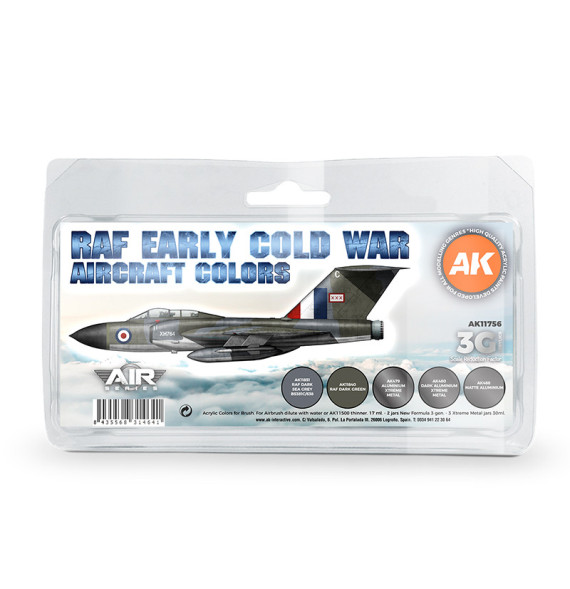3GEN Early Cold War RAF Aircraft Colors SET