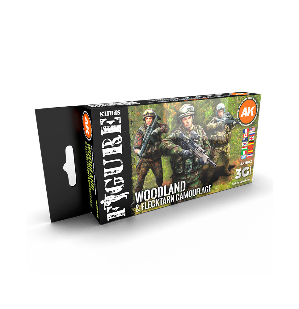 3GEN MODERN WOODLAND AND FLECKTARN CAMOUFLAGES