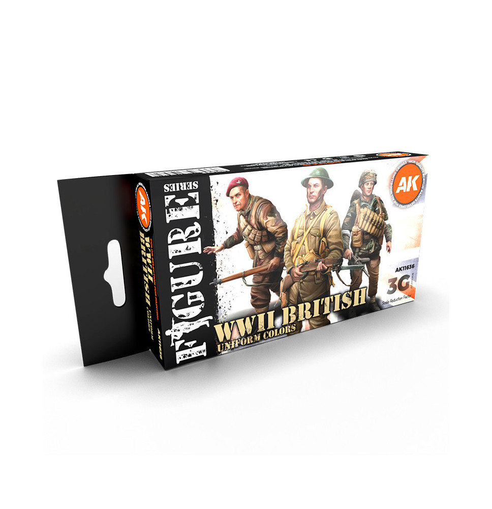 3GEN WWII BRITISH UNIFORM COLORS