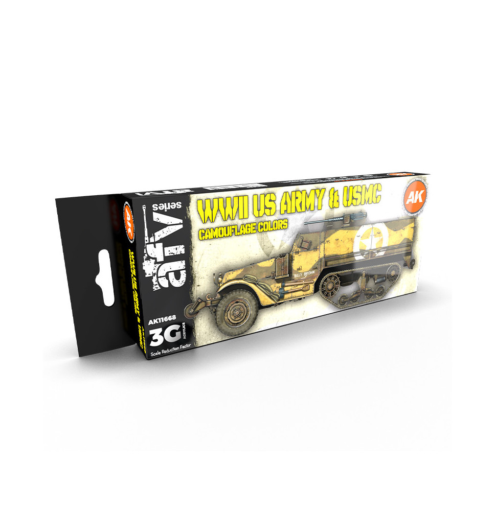 3GEN US.ARMY & USMC CAMOUFLAGE COLORS