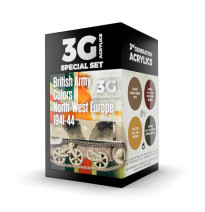 3GEN BRITISH ARMY COLORS EUROPE 1941-44