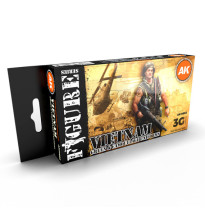 3GEN VIETNAM GREEN AND CAMOUFLAGE COLORS