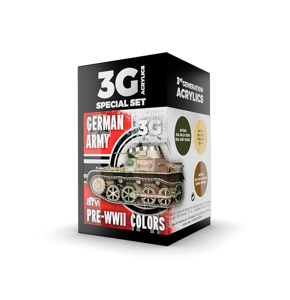 3GEN GERMAN ARMY PRE-WWII COLORS