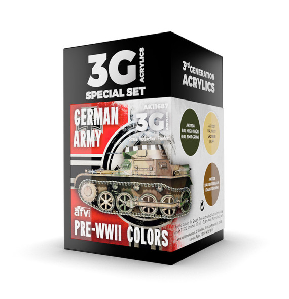 3GEN GERMAN ARMY PRE-WWII COLORS