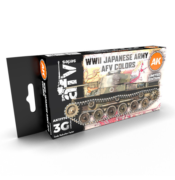 3GEN WWII Japanese Army AFV Colors SET
