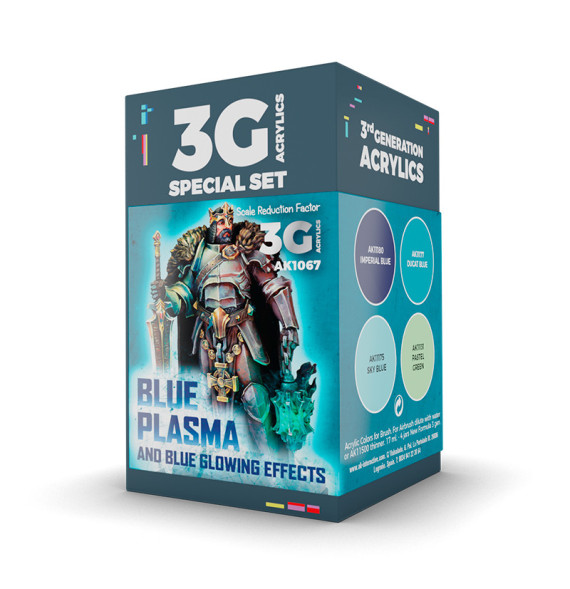 3GEN WARGAME COLOR SET BLUE PLASMA AND GLOWING EFFECTS