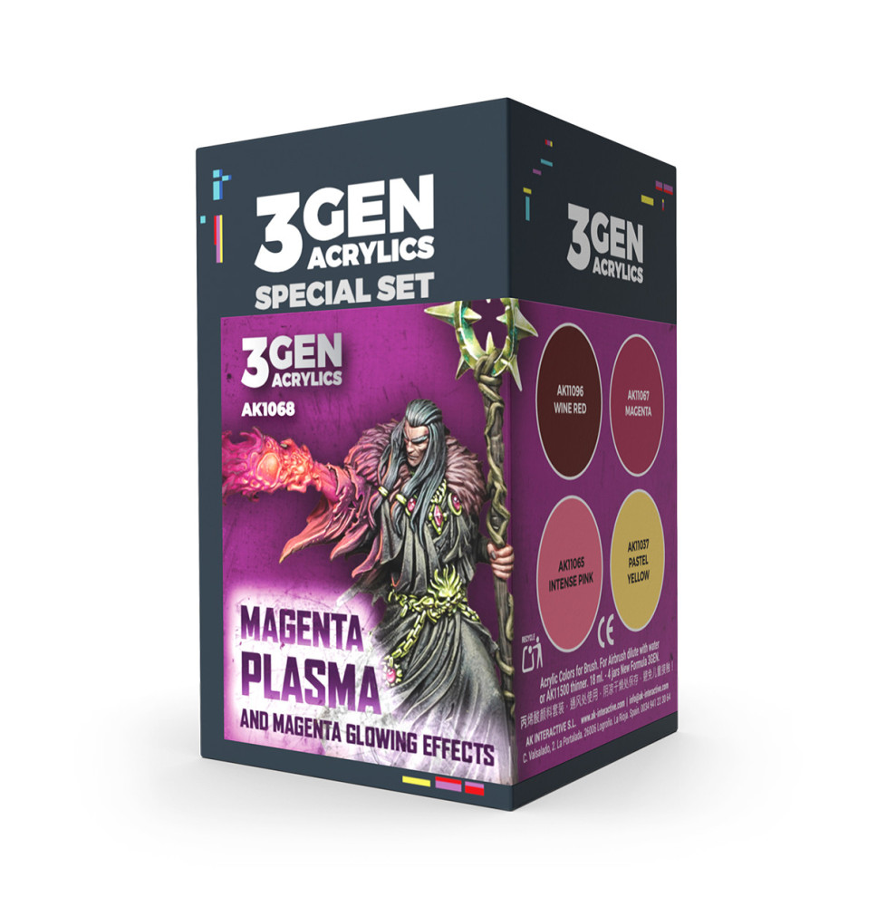 3GEN WARGAME COLOR SET MAGENTA PLASMA AND GLOWING EFFE