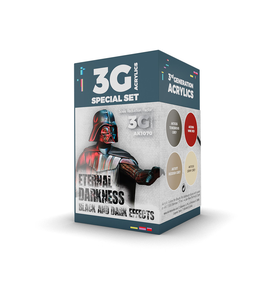 3GEN WARGAME COLOR SET ETERNAL DARKNESS.