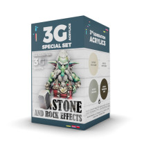 3GEN WARGAME COLOR SET STONE AND ROCK EFFECTS.