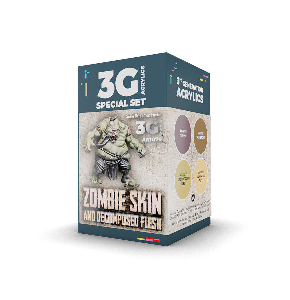 3GEN WARGAME COLOR SET ZOMBIE SKIN