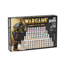 3GEN WARGAME PAINT IT ALL BOX 72 COLORS EN