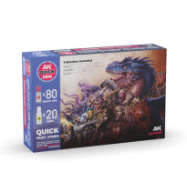 QUICK GEN COMBO SET 100 COLORS (80 QUICK GEN+20 ACRYLIC 3GEN+3 BRUSHES)