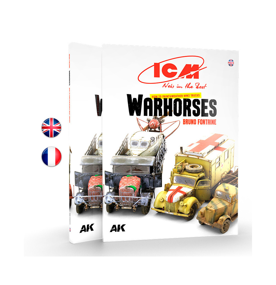 ICM - HOW TO PAINT &WEATHER WW2 TRUCKS WARHORSES - FR