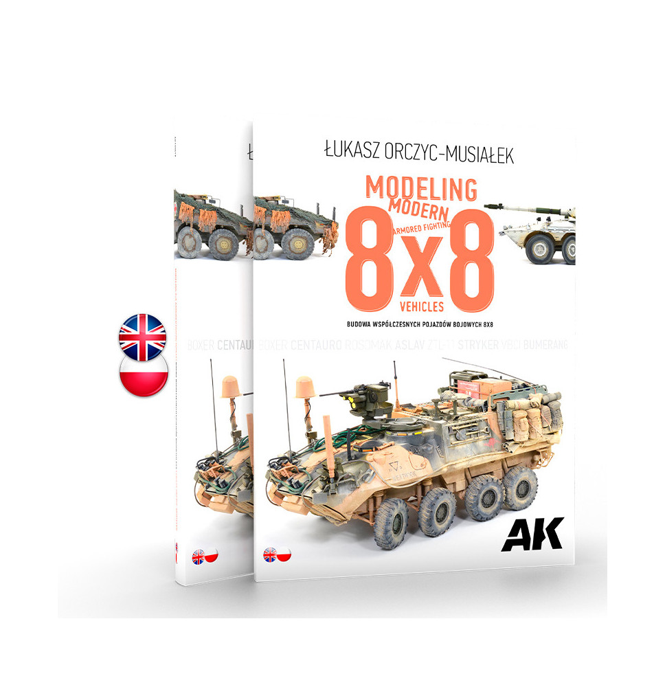 Modeling Modern Armored Fighting 8x8 Vehicles Bilingual English - Polish