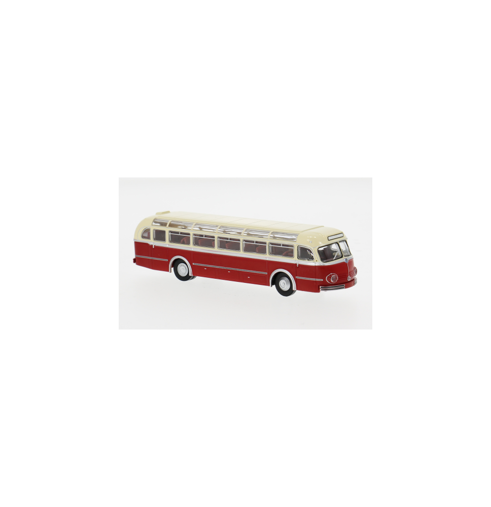 Mercedes O 6600 H Reisebus hellbeige/rot