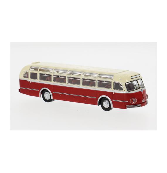 Mercedes O 6600 H Reisebus hellbeige/rot