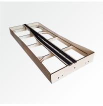 Modul rovný zhlaví dvojkolejné stanice 120 cm – čela F96 a stanice