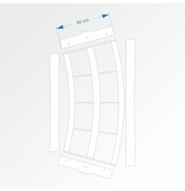 Modul obloukový rádius 200 cm 30°– čela E96 a E96