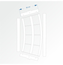 Modul obloukový rádius 200 cm 30°– čela E96 a E96