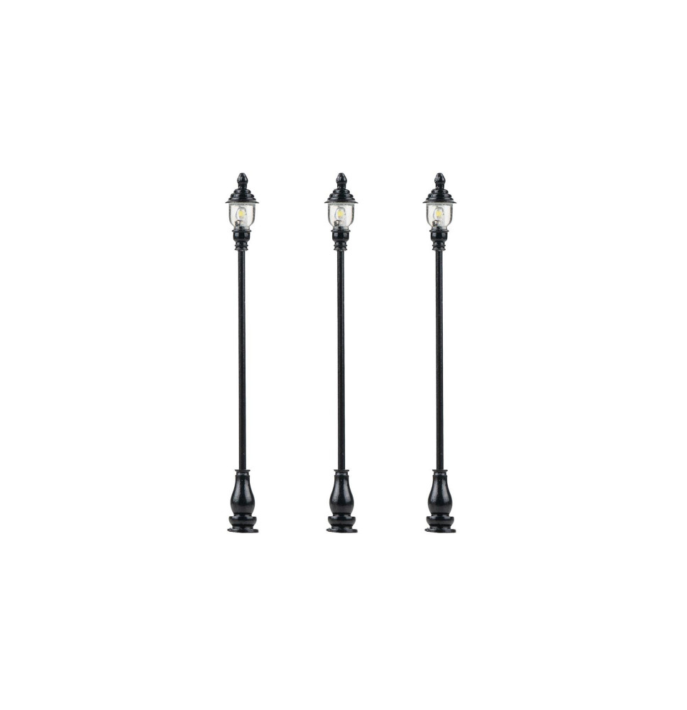 Parková lampa jednoduchá – LED teplá bílá