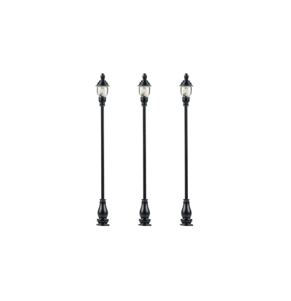 Parková lampa jednoduchá – LED teplá bílá