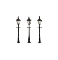 Parková lucerna jednoduchá – LED teplá bílá