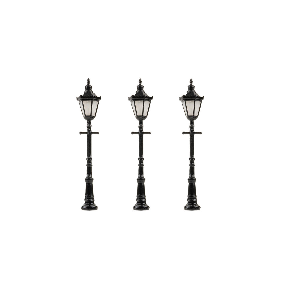 Parková lucerna jednoduchá – LED teplá bílá