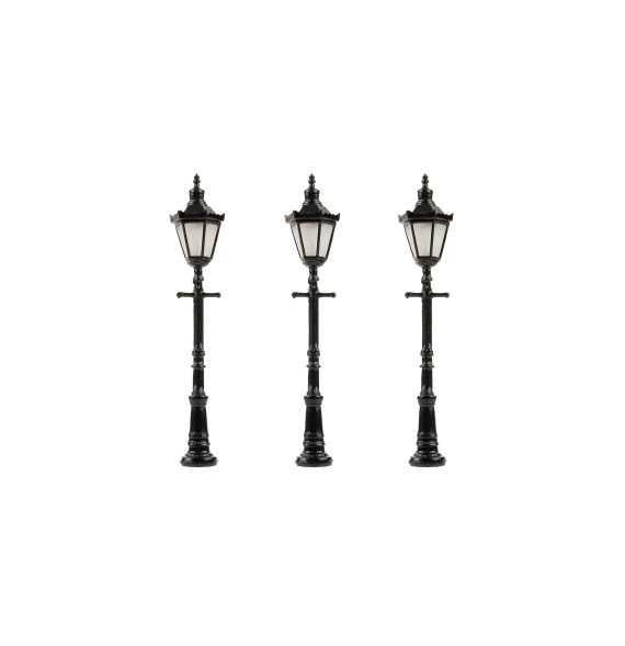 Parková lucerna jednoduchá – LED teplá bílá