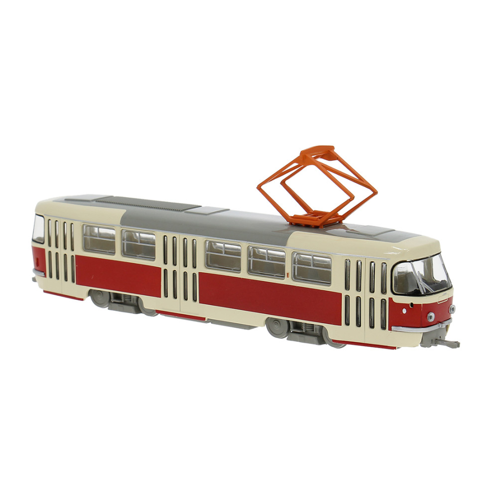 Tatra T3 krémová-červená