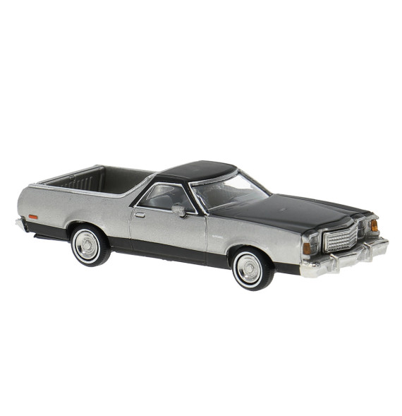 Ford Ranchero 500 in silber