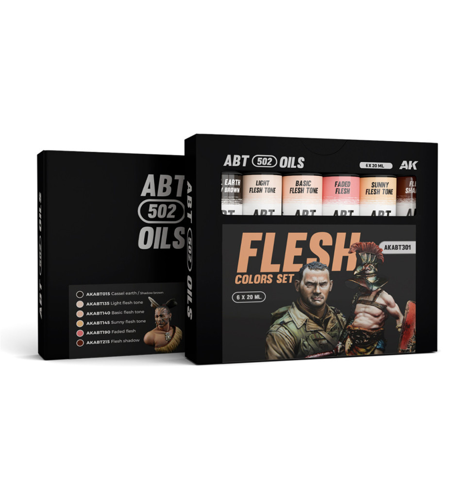 ABT 502 FLESH COLORS SET