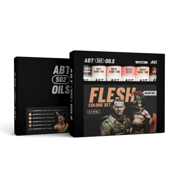 ABT 502 FLESH COLORS SET