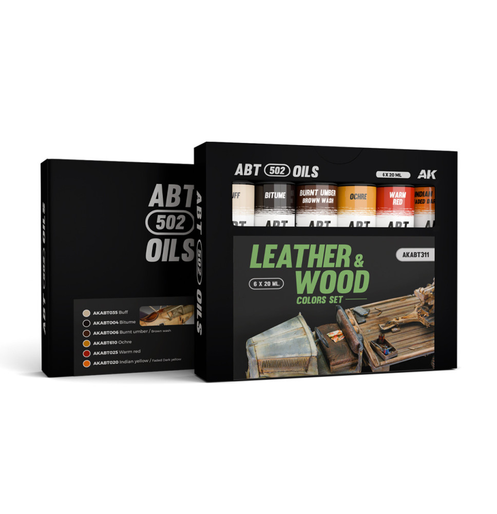 ABT 502 LEATHER & WOOD COLORS SET