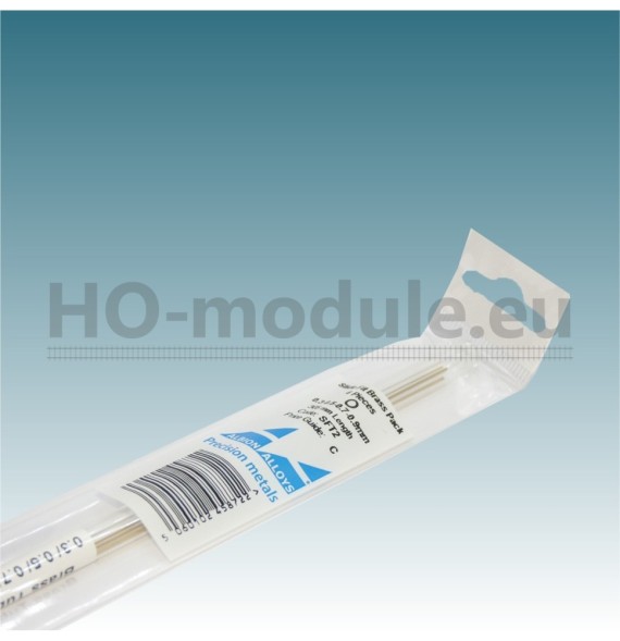 Sada mosazných trubiček malého průměru