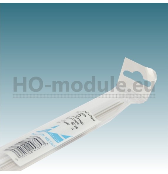 Sada alpakových trubiček malého průměru