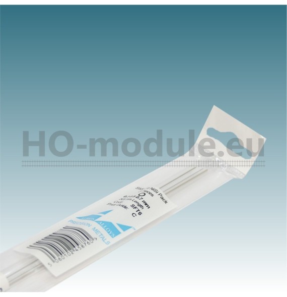 Sada alpakových trubiček malého průměru