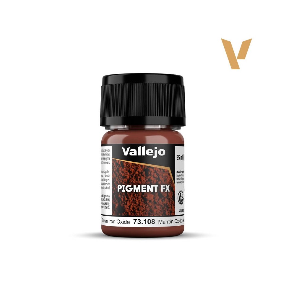 Vallejo Pigment 73108 – Brown Iron Oxide